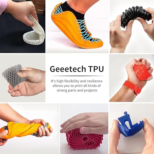Geeetech TPU Filament 1.75mm – 95A Flexible 3D Printer Filament - Image 6
