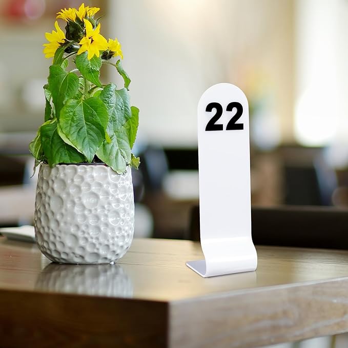 Tuanse 1-30 Table Order Numbers Restaurant Double Sided Acrylic Reception - Image 4