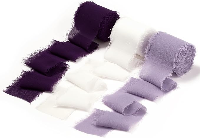 DORIS HOME 2" x21Yd Chiffon Ribbon by DorisHome
