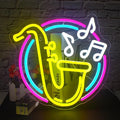 Saxophone Neon Sign Led Neon Lights by FAXFSIGN