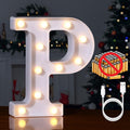 Foaky Rechargeable LED Letter Lights Sign Marquee Light Up Letters Sign by Foaky