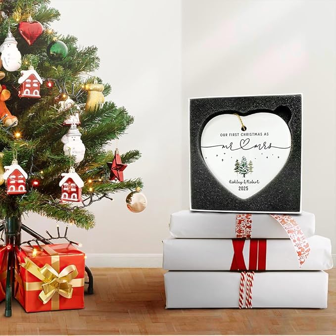GABITA Personalized First Christmas Married Keepsake, First Christmas Married - Image 3