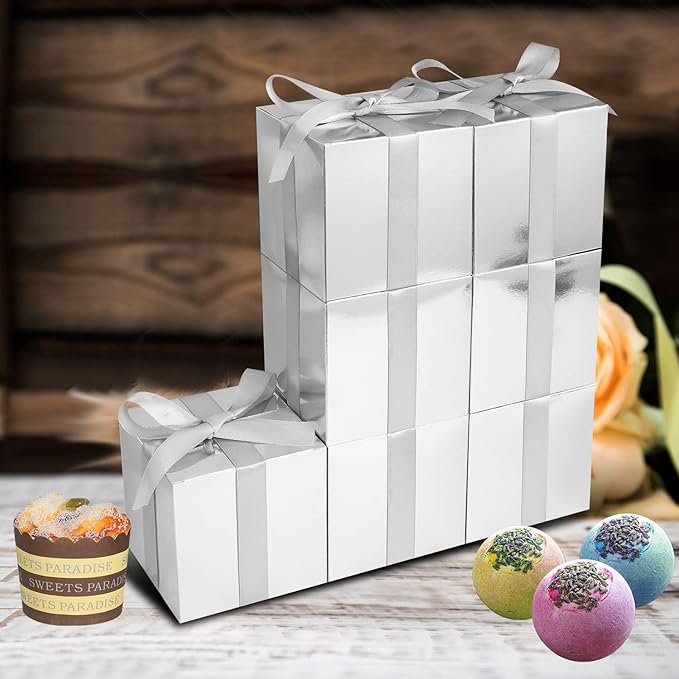 100 Pack Small Gift Boxes, Cupcake Boxes, Candy Boxes - Image 2