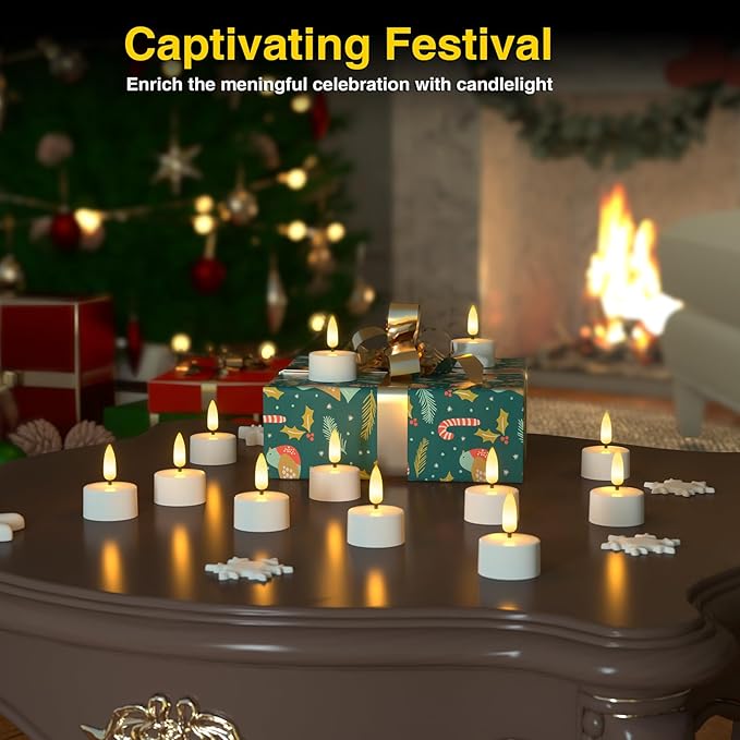 Flameless Tea Lights Candles - Image 5