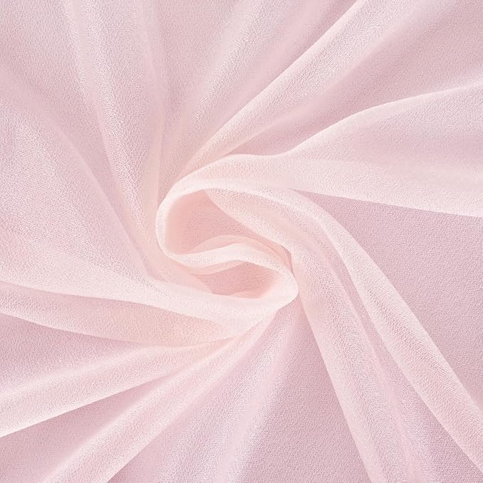 Pink Wedding Arch Draping Fabric 2 Panels 29" x 20 FT Blush Drapes - Image 6