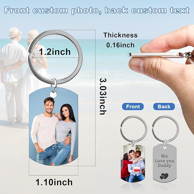Double Side Custom Keychain - Image 3