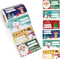 500 PCS Christmas Gift Tags, Self Adhesive Santa Claus Stickers, Festive by Unknown