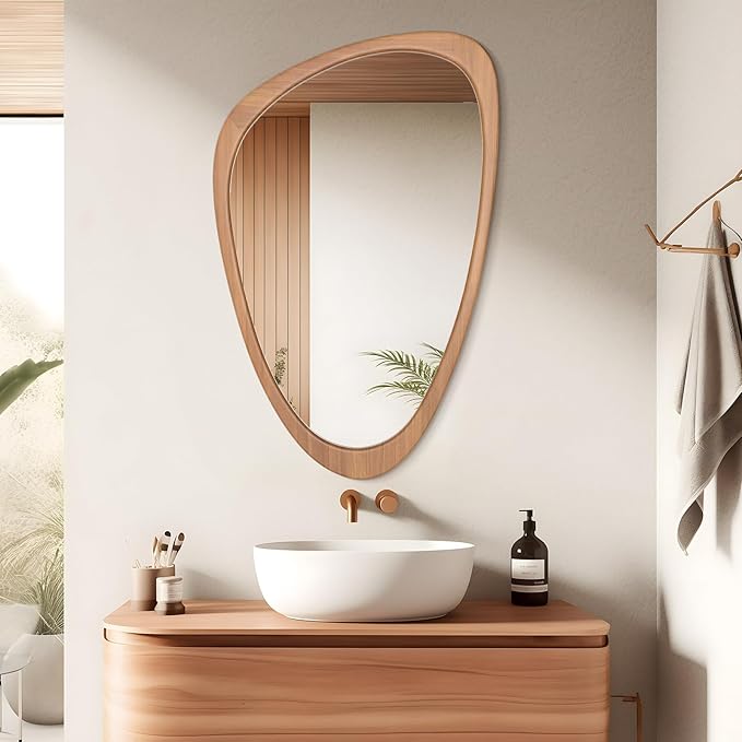 WallBeyond Asymmetrical Mirror, Irregular Wall Mirror, Wall Mirrors Decorative - Image 2