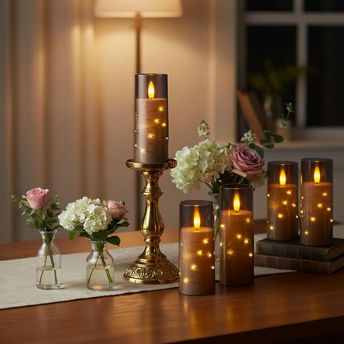 Raycare Flameless Candle with Remote Timer – 5 Flickering Acrylic Battery - Image 5