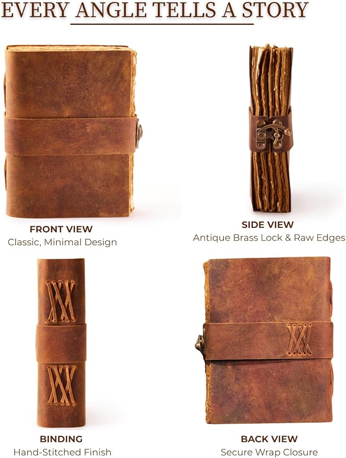 NomadCraftsCo. Vintage Leather Journal - Image 4