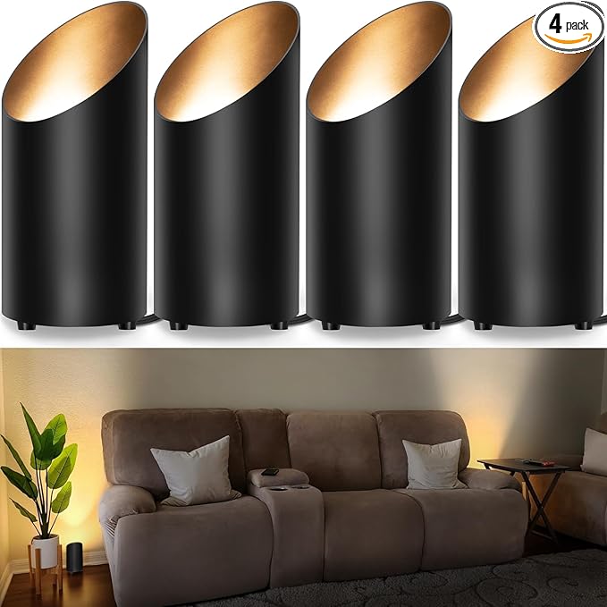SUNVIE 4 Pack Up Lights, 5W Uplighting Indoor Uplights by SUNVIE