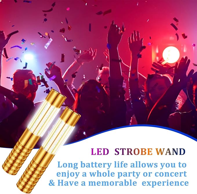 4 Pieces Strobe Baton Bottle Service Sparklers Bottle Service Light Bottle - Image 4