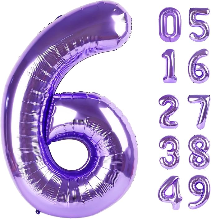 2026 number balloon violet by Upgesy