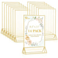 EHWINE 14 Pack 8.5×11 Clear Acrylic Sign Holder by EHWINE