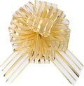 6 Pcs 6 Inch Golden Organza Pull Bow – Perfect by Unknown