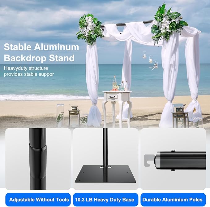 Pipe and Drape Backdrop Stand Kit Backdrop Stand - Image 5