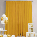 10ft x10ft Gold Metallic Spandex Backdrop Drapes Curtains, 1 Panel Glitter by SFNSKY