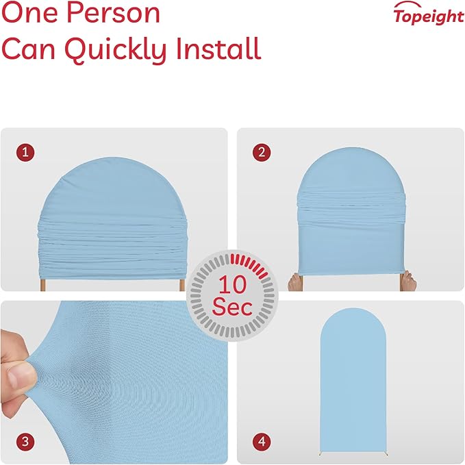 Spandex Anti Wrinkle Arch Backdrop Cover - Image 9