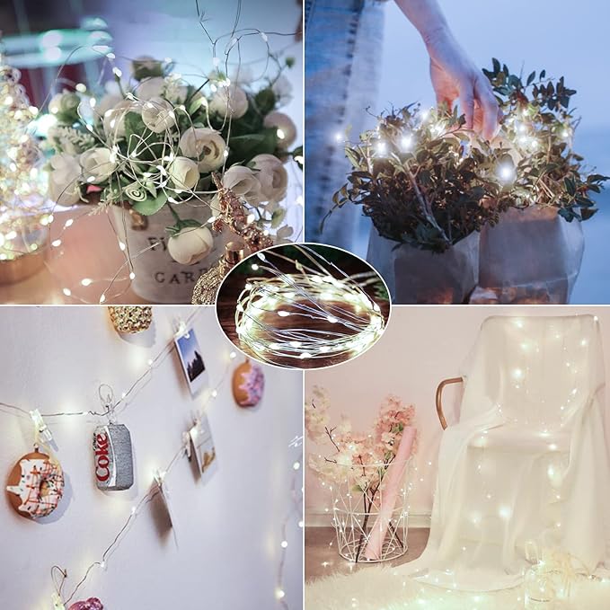 Brightown 24 Pack LED Fairy Lights Battery Operated 7 ft 20 LED String Light - Image 2
