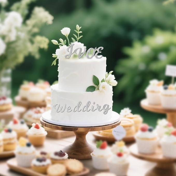 126 PCS Custom Name Cake Topper Acrylic Letters DIY Personalized A-Z & 0-9 - Image 8
