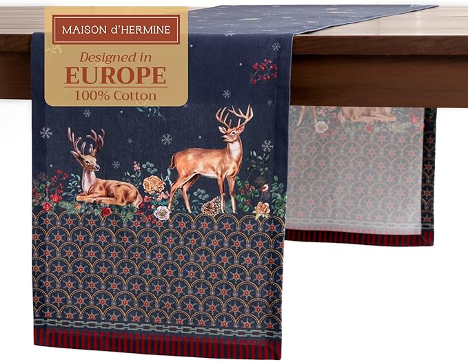 Maison d' Hermine Table Runner 100% Cotton Single Layer Table Runners 108 by MaisondHermine