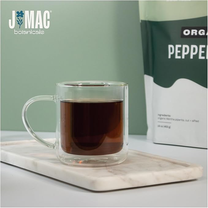 J Mac Botanicals Organic Peppermint Leaf Tea - Image 3