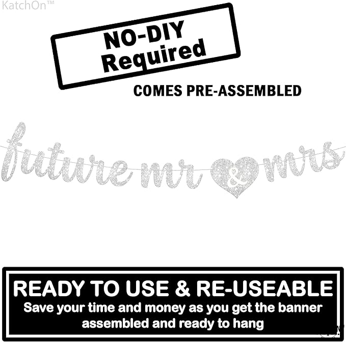 KatchOn, Pre-Strung, No DIY | Future Mr and Mrs Banner | Engagement Party - Image 4