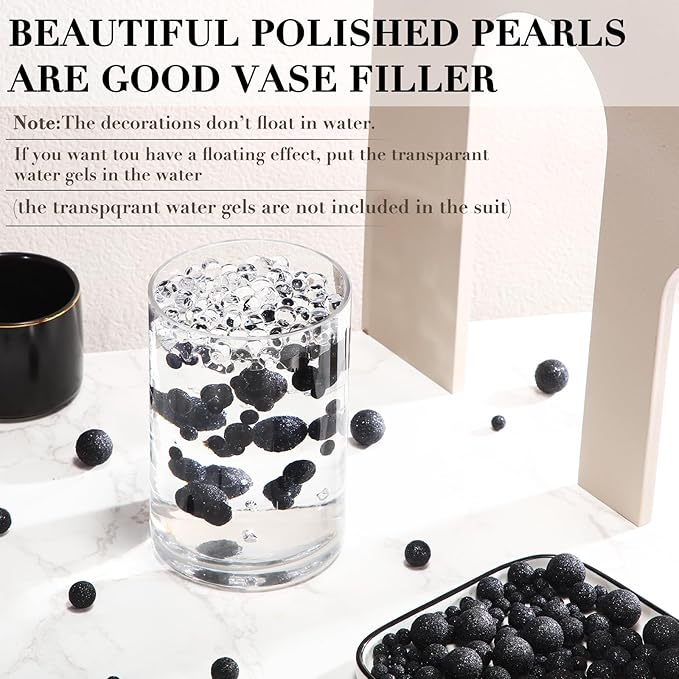 150 Pieces Vase Filler Faux Pearls Vase Makeup Beads No Hole Gloss Bead Mixed - Image 6