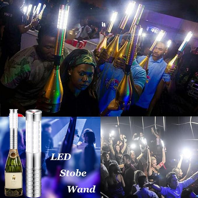 Strobe Baton Light, Stage Handheld Light, Champagne Bottle Sparklers, Recharge - Image 6