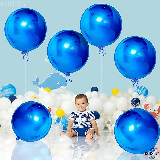 KatchOn, Large Blue Mylar Balloons - Image 5