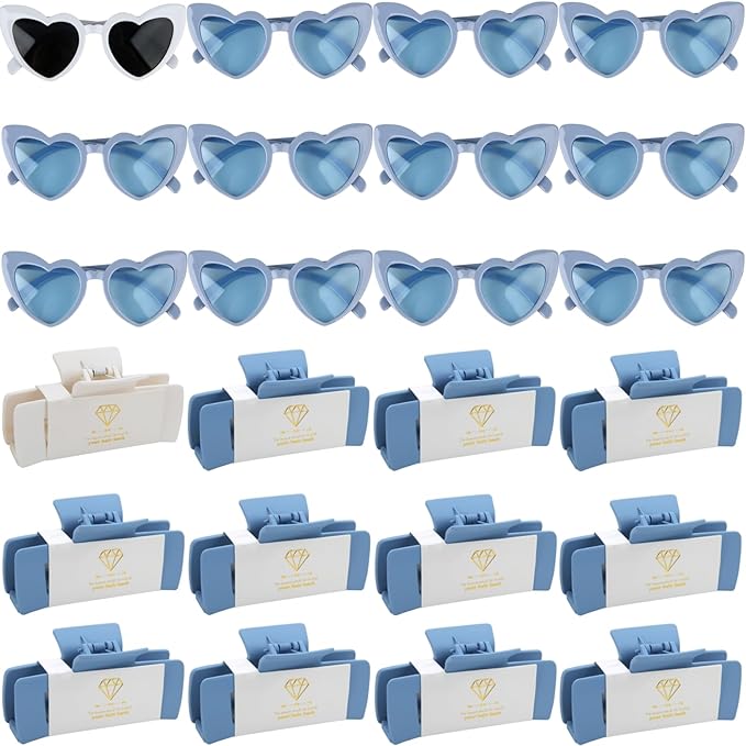 24pcs Bridesmaid Proposal Gifts 4.1inch Bachelorette Matte hair Claw Clip by Ciulaiy