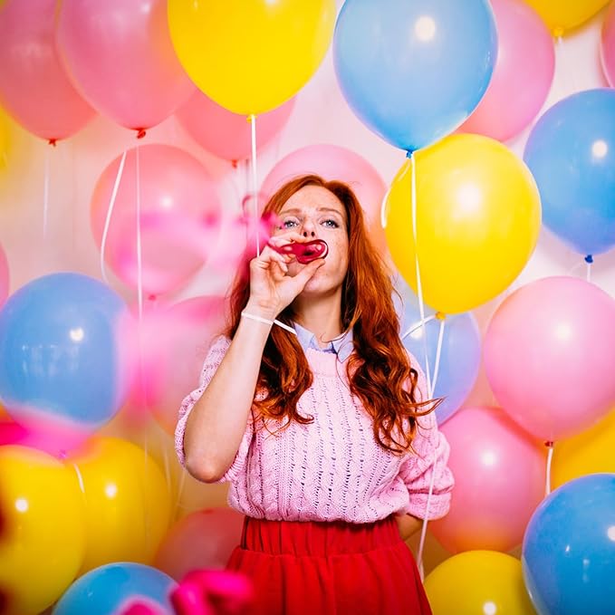 100 Pack Balloons, 12 inch Balloons Assorted Colors - Image 3
