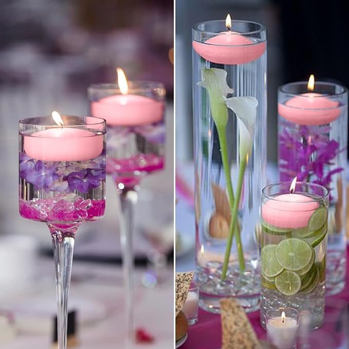 12 pcs 2-inch Floating Candles, smokeless and unscented, Burns continuously - Image 9