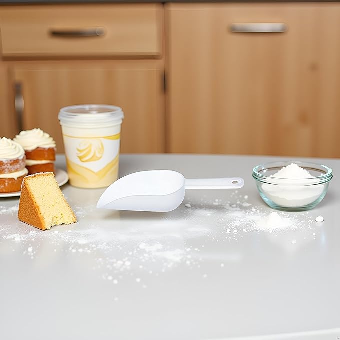 1PC White Ice Scoop Plastic Ice Shovel Measuring Scoops Multifunctional Ice - Image 4