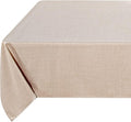Fitable Faux Linen Tablecloth Rectangle 60 x 102 Inch by Fitable