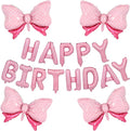 36 Inches Bow Foil Balloon Huge Bowtie Pink Balloon by GLASNES