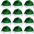 SATINIOR 12 Pieces Santa Hats Christmas Non Woven Fabric Hat by SATINIOR