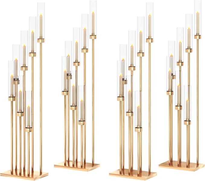 46.5'' Floor Candelabra 7 Arms Floor Candle Holders - Image 9