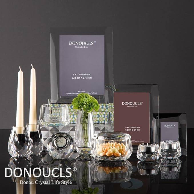 Crystal Napkin Holder Rings Square Design Christmas Decorations - Image 6
