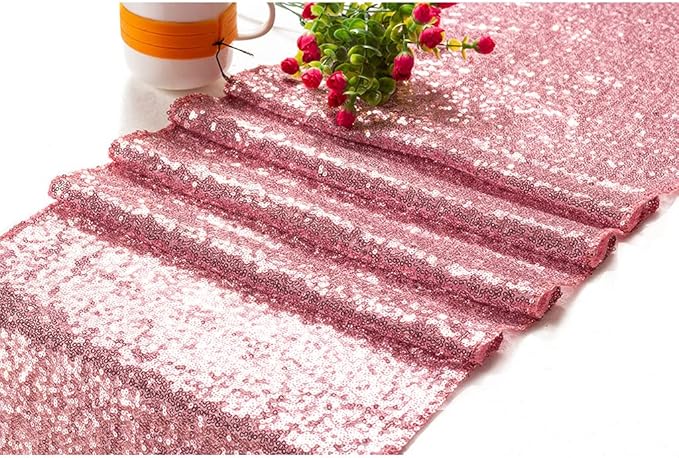 Eternal Beauty Fuchsia Pink Table Runner - Image 3