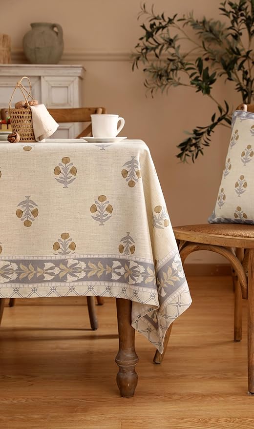 patdrea Designer Beige Tablecloth - Image 8