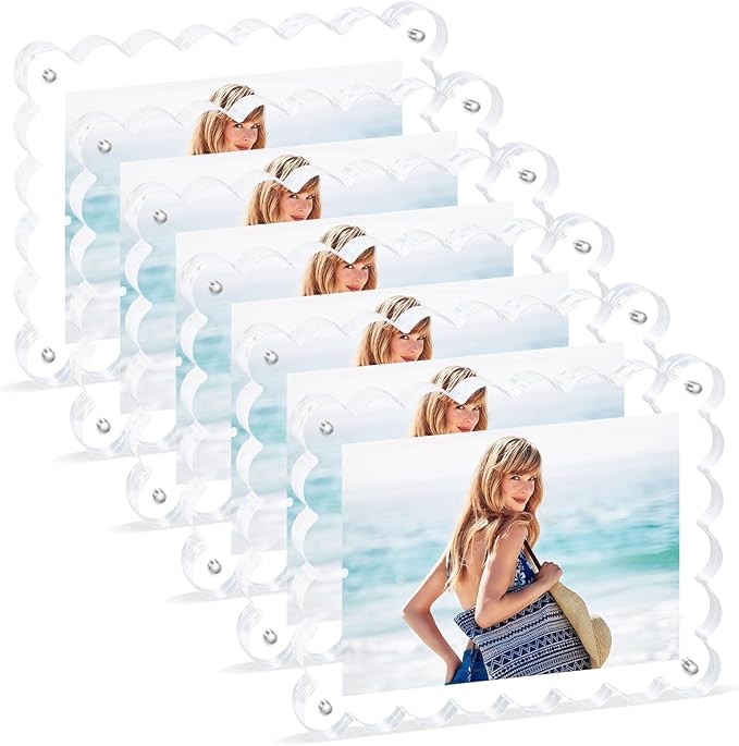 6Pack Acrylic Magnetic Photo Frame 5x7 Inch - Image 8