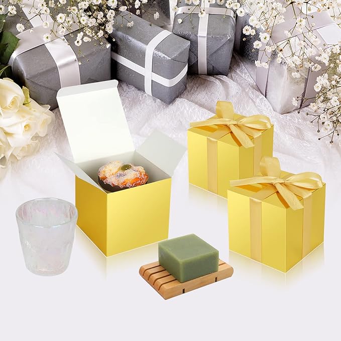 100 Pack Small Gift Boxes, Cupcake Boxes, Candy Boxes - Image 3