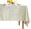 patdrea Designer Linen Green Tablecloth by Welcometopatdrea