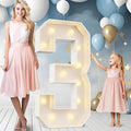 Ledido 4FT Marquee Light Up Numbers Large Light Up Letters by Ledido