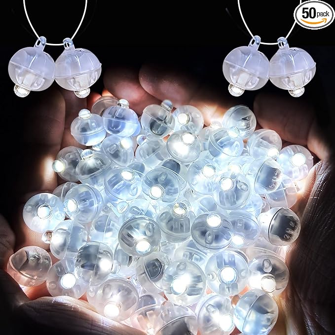 50PCs Mini Led Lights, Flash Led Balloons Light by ZGWJ