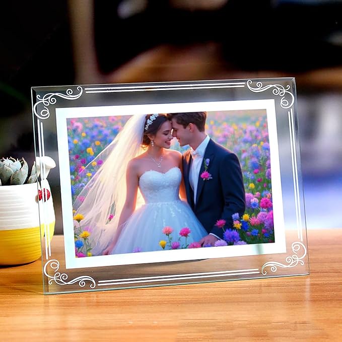 Photo Frames Picture Frame 2 Pack 3.5x5 High Definition Glass Vertical and - Image 7
