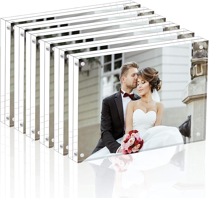 Magicool Premium Acrylic Photo Frame- Magnet Photo Frame -Double Sied Thick by Magicool