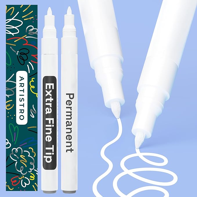 ARTISTRO 2 White Permanent Marker by ARTISTRO