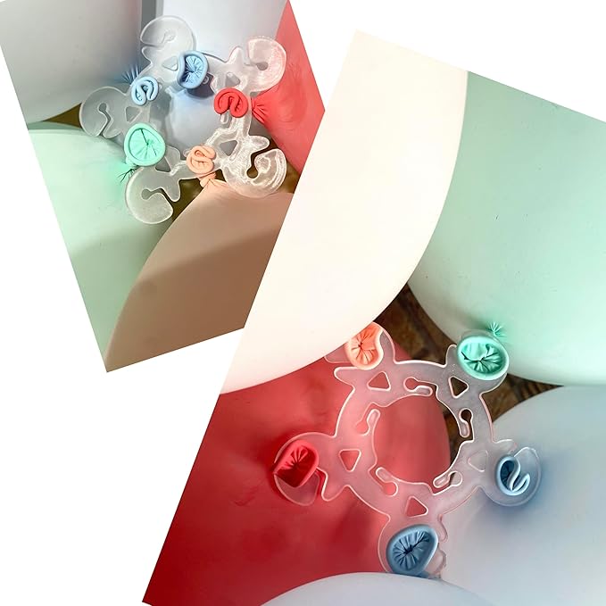 80 Balloon Clips and 100 Dots Glue Points and a Tie, - Image 7